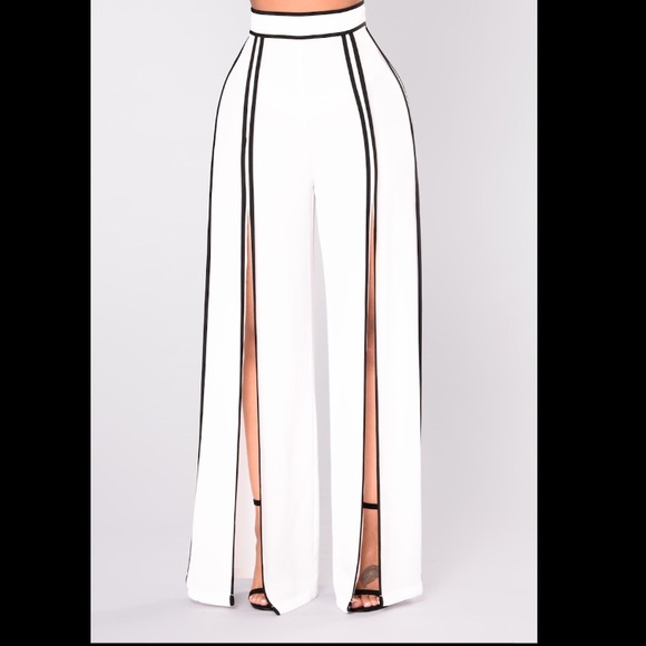 White split pants - Picture 2 of 3